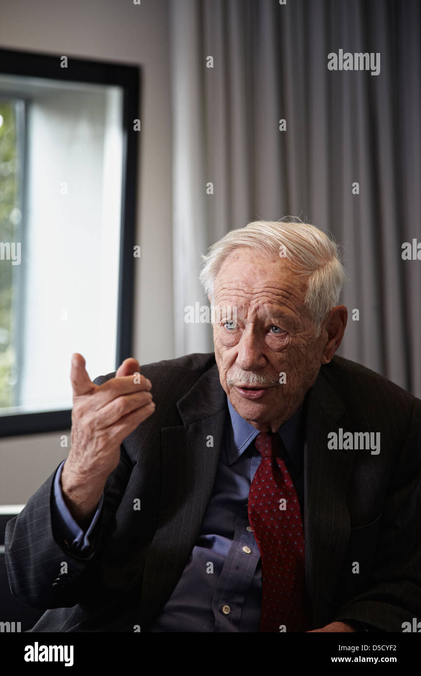 Berlin, Deutschland, Werner Michael Blumenthal, Direktor des jüdischen Museums Berlin Stockfoto