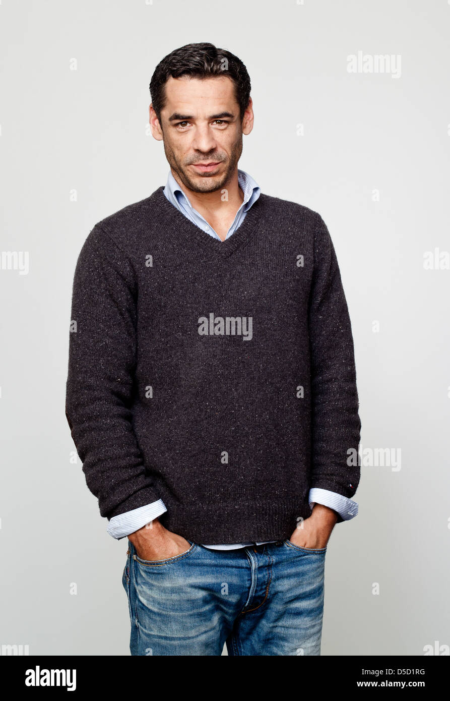 Tobias Oertel bei einem Fototermin für den Film "Es ist ch Nicht Vorbei' auf Das Lichtwerk. Hamburg, Deutschland Stockfoto