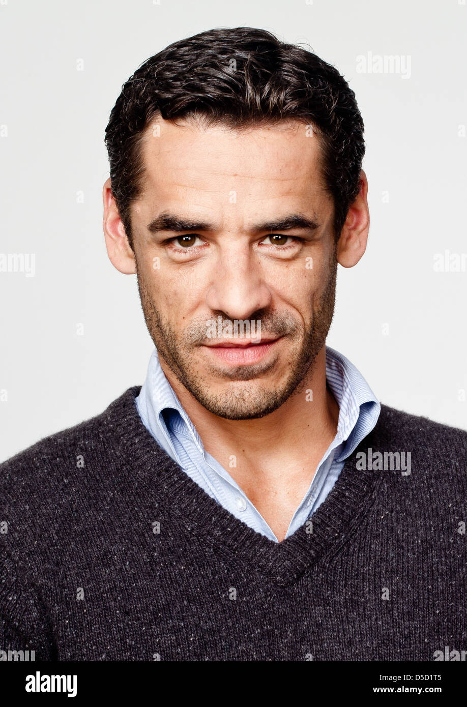 Tobias Oertel bei einem Fototermin für den Film "Es ist Noch Nicht Vorbei" an Das Lichtwerk. Hamburg, Deutschland - 16.09.2011 Stockfoto