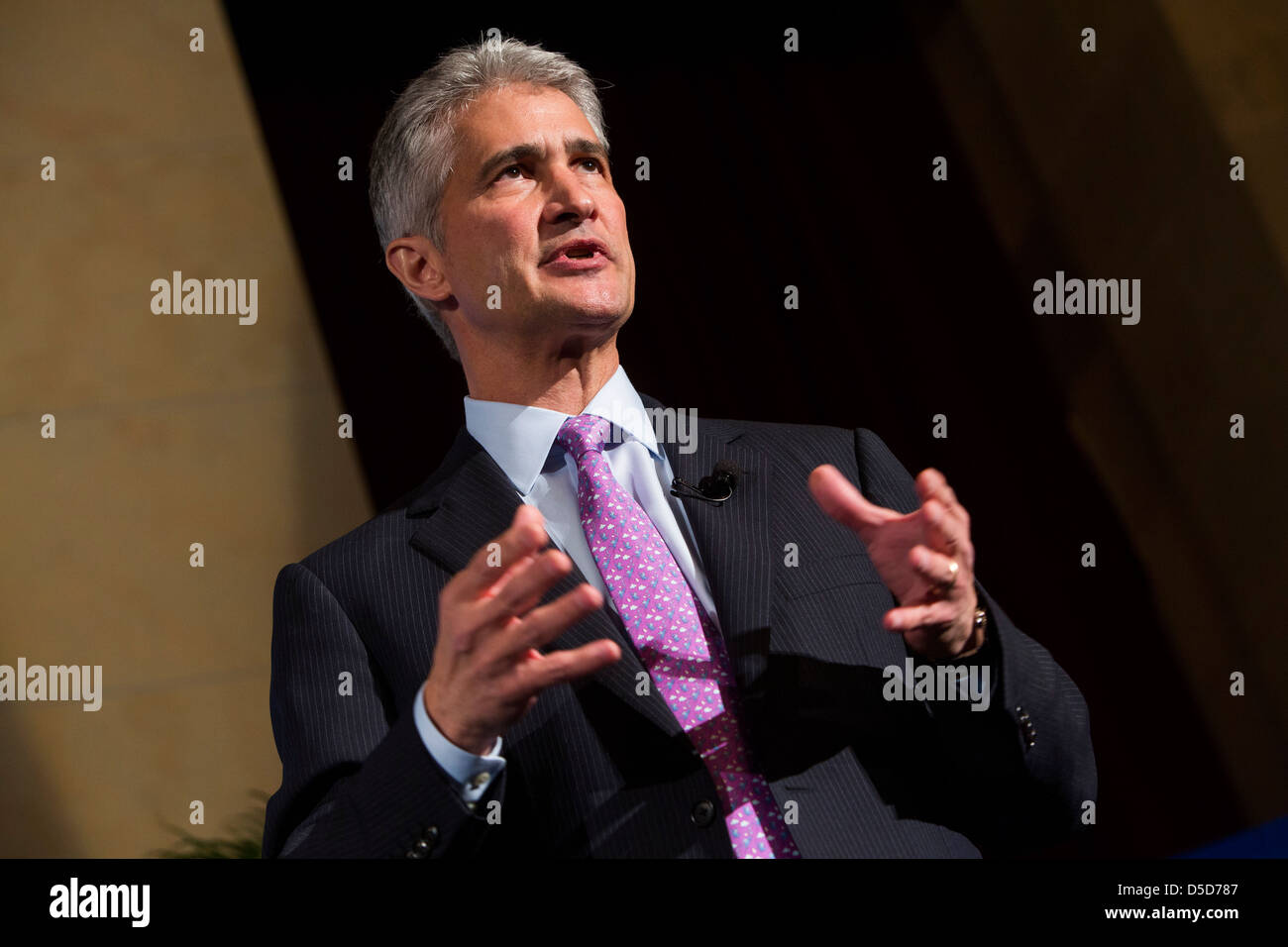 Jeffery A. Smisek, Chairman, President und Chief Executive Officer (CEO) von United Continental Holdings, Inc. Stockfoto
