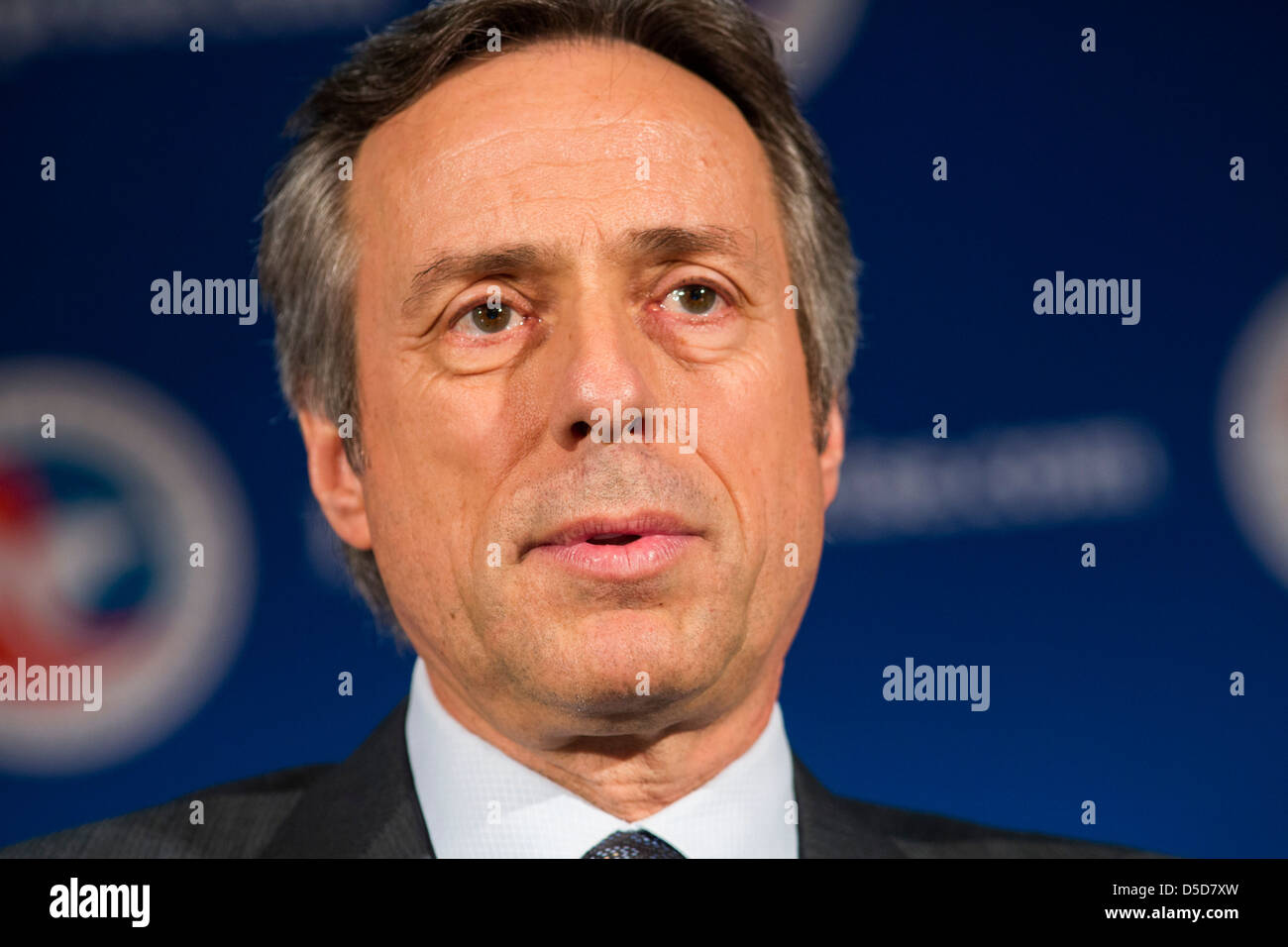 Guy Hachey, President und Chief Operating Officer (COO) von Bombardier Aerospace. Stockfoto