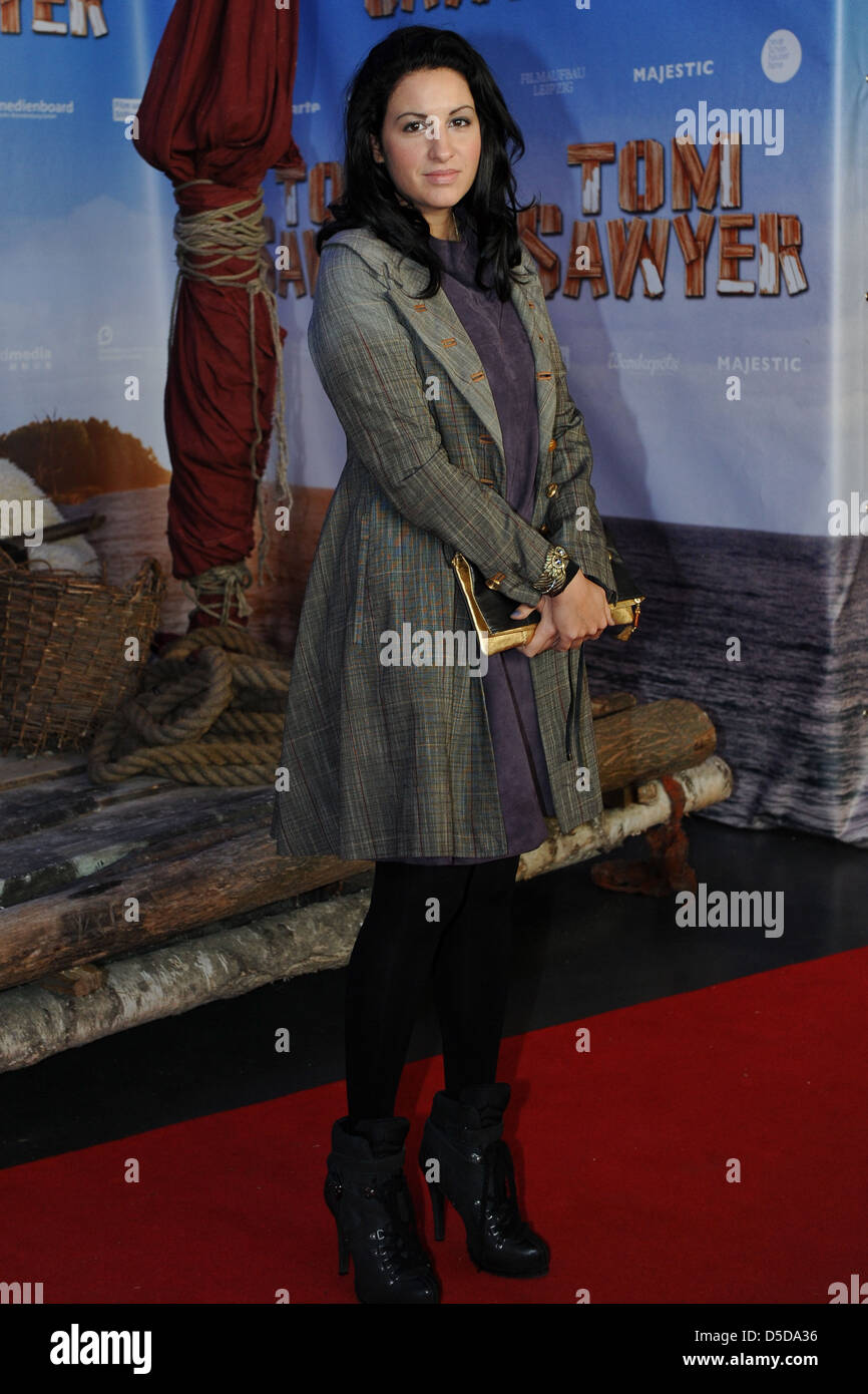 Minu Barati bei der Premiere von "Tom Sawyer" im Kino der Kulturbrauerei. Berlin, Deutschland - 06.11.2011 Stockfoto