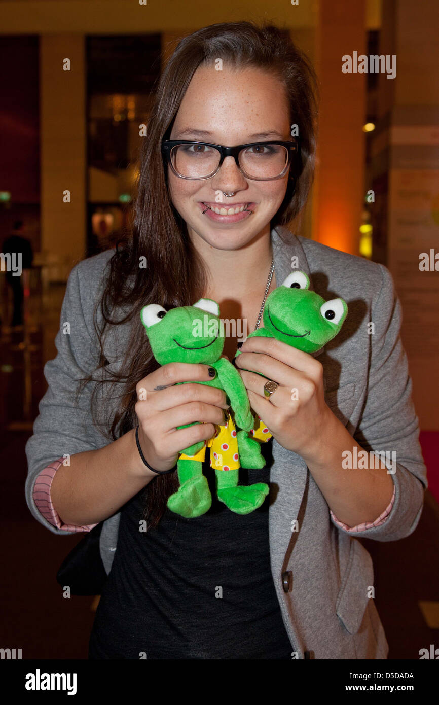 Stefanie Heinzmann beim "Deutscher Nachhaltigkeitspreis" Award im Maritim Hotel. Düsseldorf Stockfoto