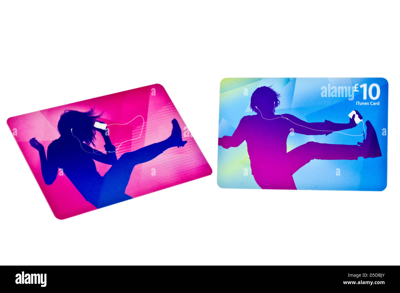 ITunes Geschenkgutscheine. Stockfoto