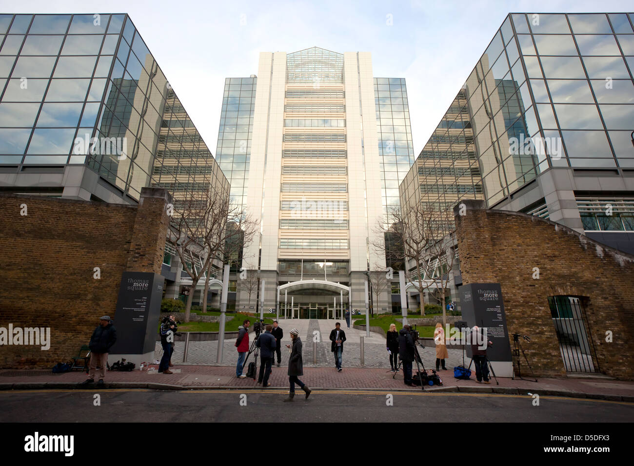 London, Vereinigtes Königreich, Verlagsgebaeude von News International Stockfoto