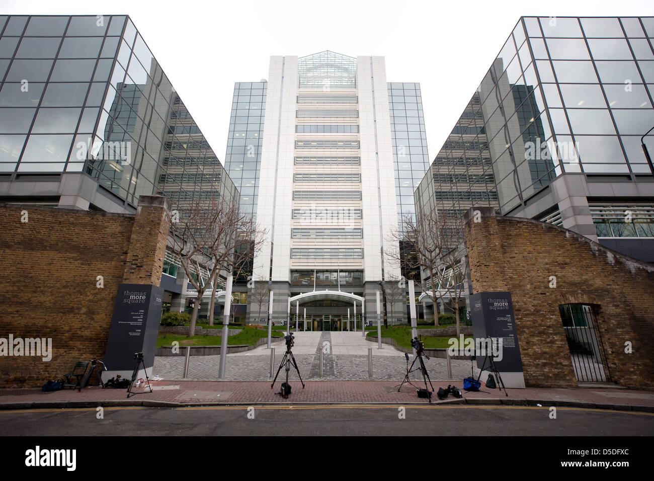 London, Vereinigtes Königreich, Verlagsgebaeude von News International Stockfoto