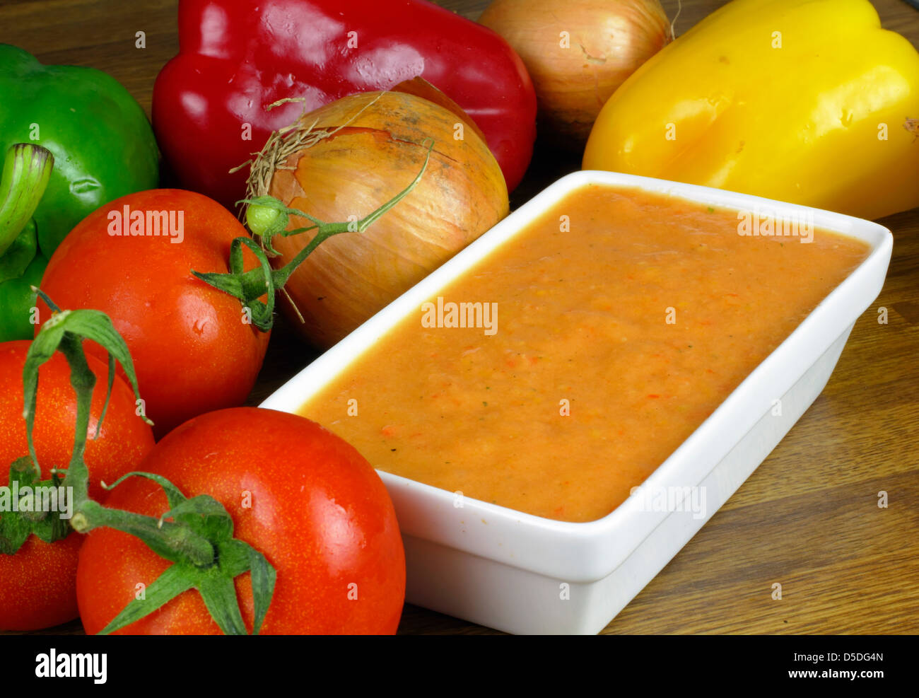 vegetarische sauce Stockfoto