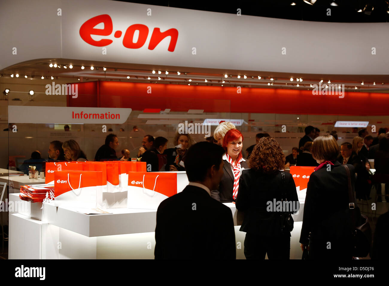 Essen, Deutschland, E.ON SE Stand auf der E-World Energy & Wasser show Stockfoto