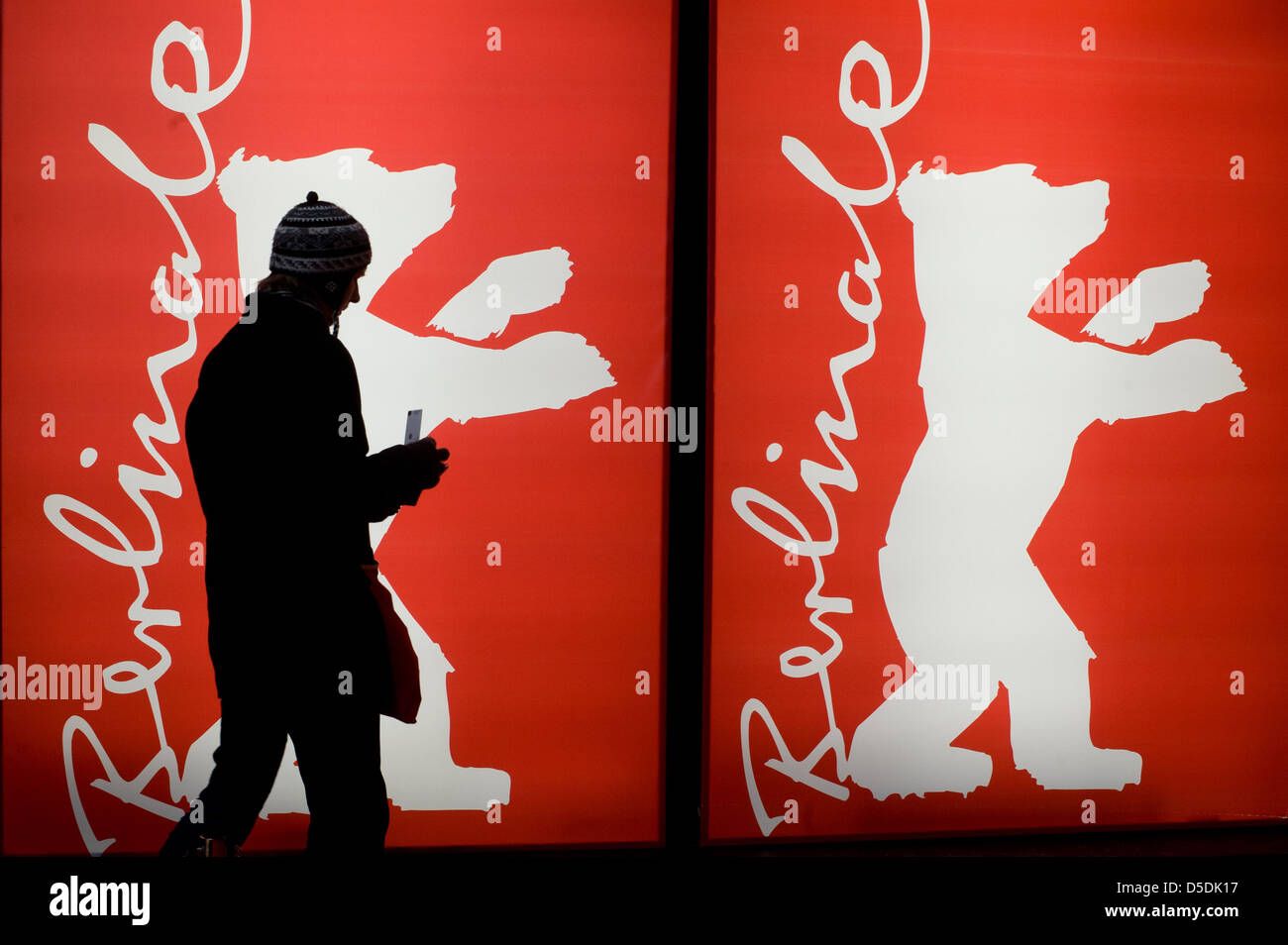 Berlin, Deutschland, Berlinale-Besucher Stockfoto