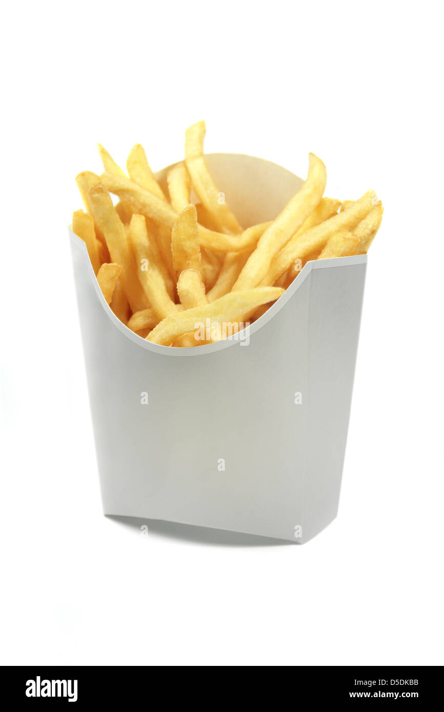 französische Friesin Weißbuch Wrap isoliert auf weißem Hintergrund Stockfoto