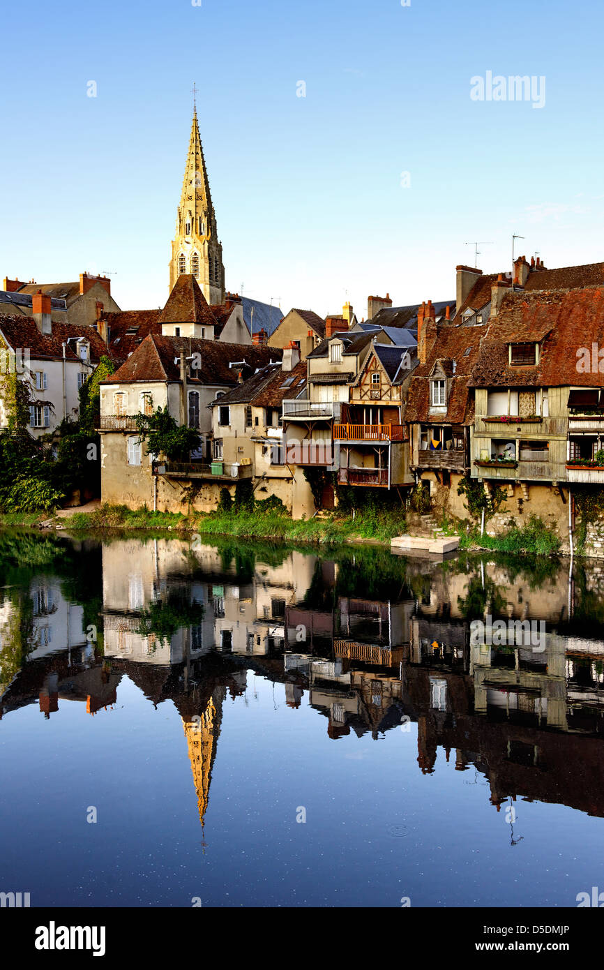 Argenton-Sur Creuse, Indre, Frankreich Stockfoto