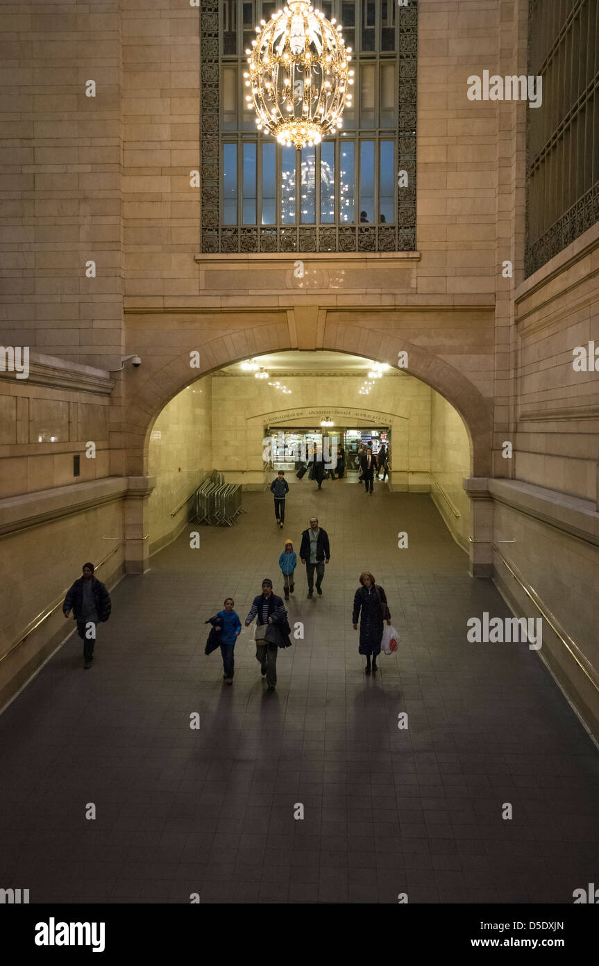 Menschen zu Fuß, Grand Central Station Stockfoto