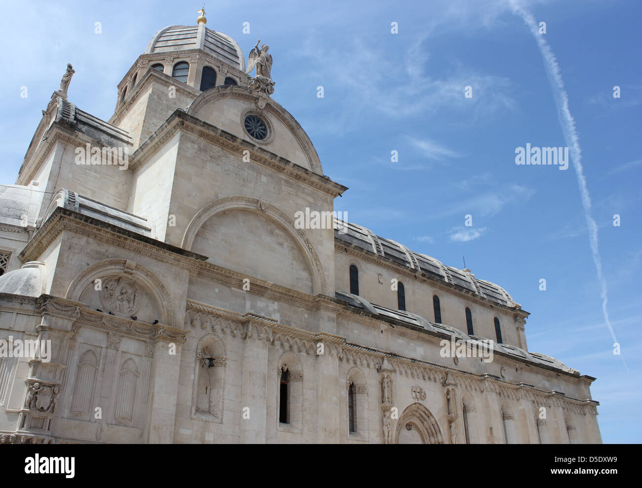 Saint James Kathedrale, Sibenik, Kroatien - UNESCO Weltkulturerbe Stockfoto