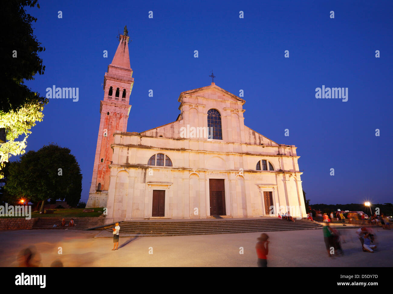 Rovinj-Kirche - St. Euphemia Stockfoto