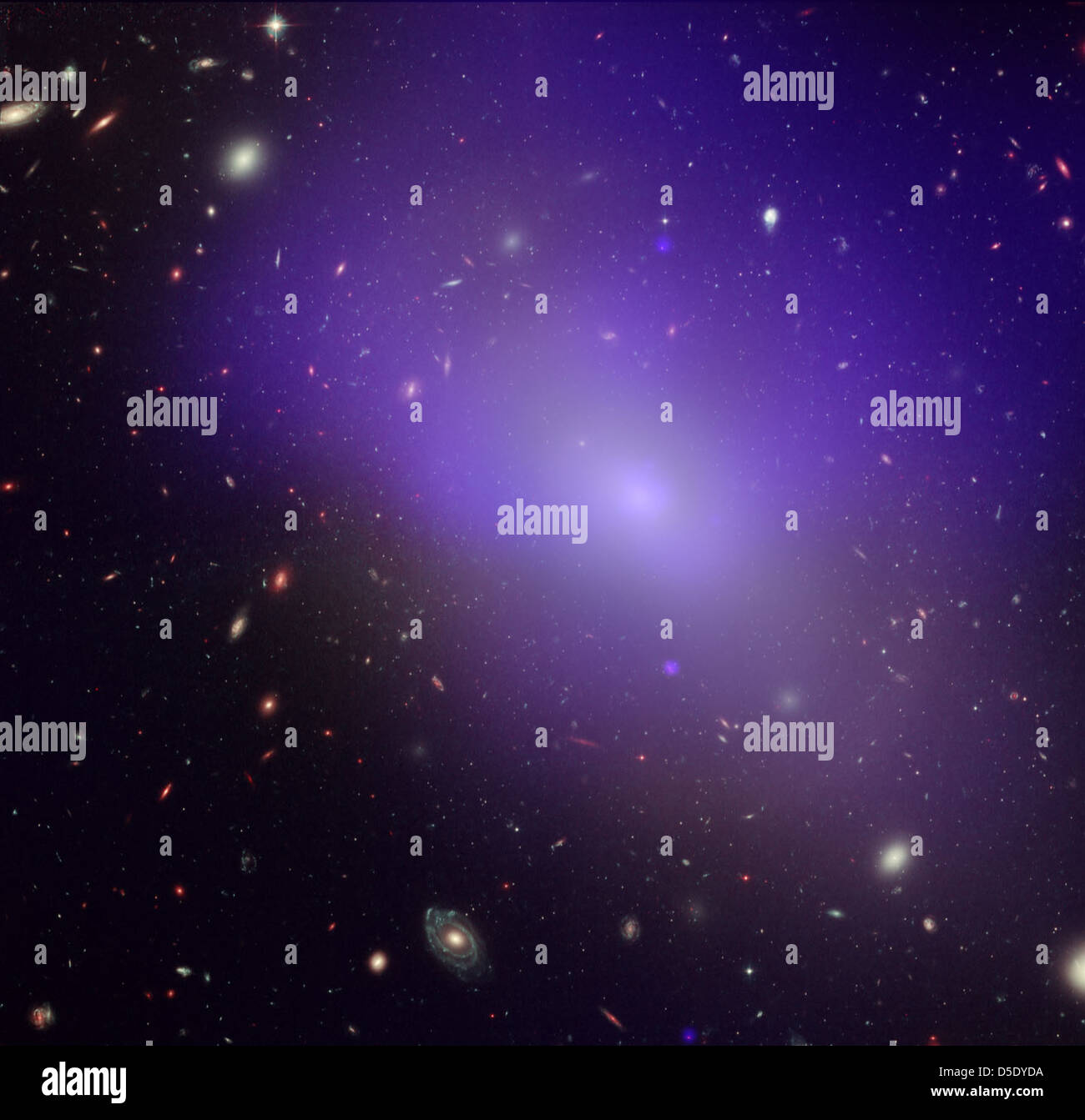 NGC 1132: Eine geheimnisvolle elliptischen Galaxie (einer elliptischen Galaxie in einer Entfernung von etwa 300 Millionen Lichtjahre). Stockfoto