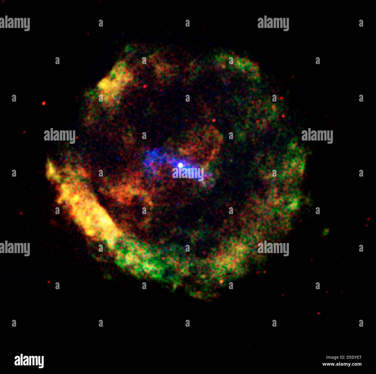 Die Überreste eines massereichen Sterns, der explodierte, vielleicht Zeuge von chinesischen Astronomen in 386 A.D., Stockfoto Die Überreste eines massereichen Sterns, der explodierte, vielleicht Zeuge von chinesischen Astronomen in 386 A.D., Stockfoto