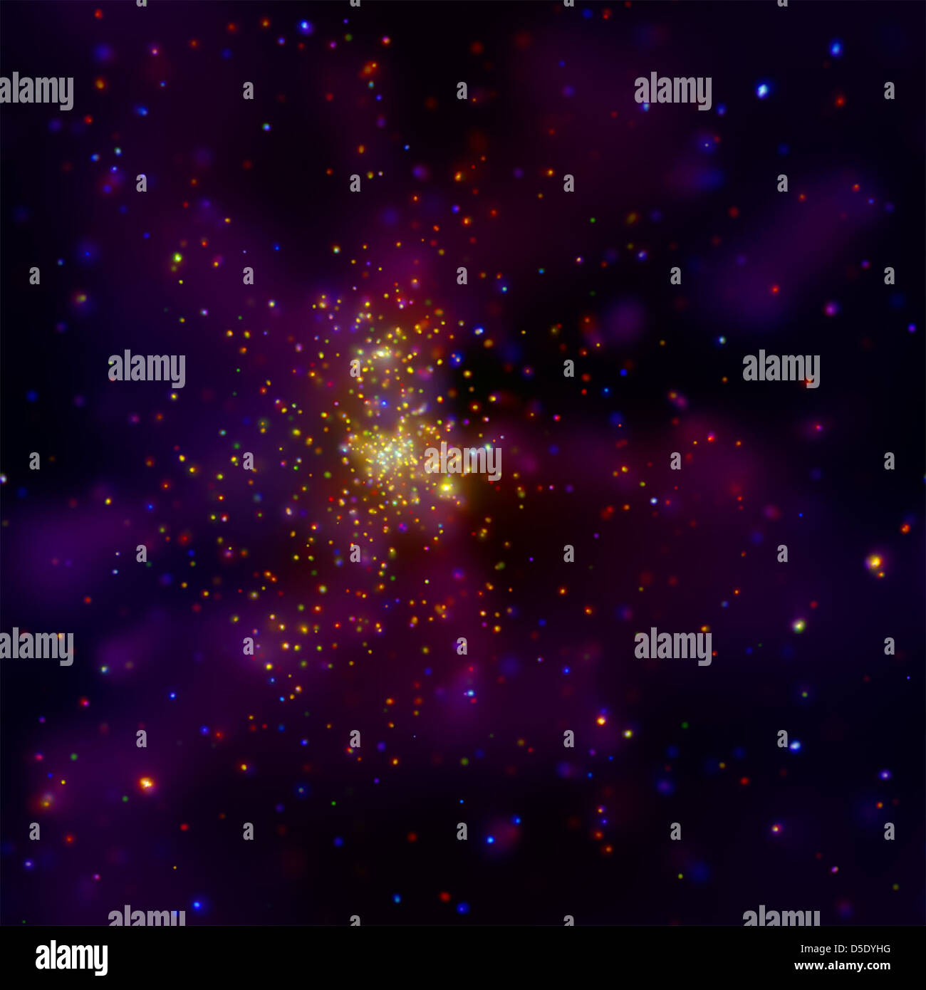 Westerlund 2: Ein Stellar Anblick Stockfoto