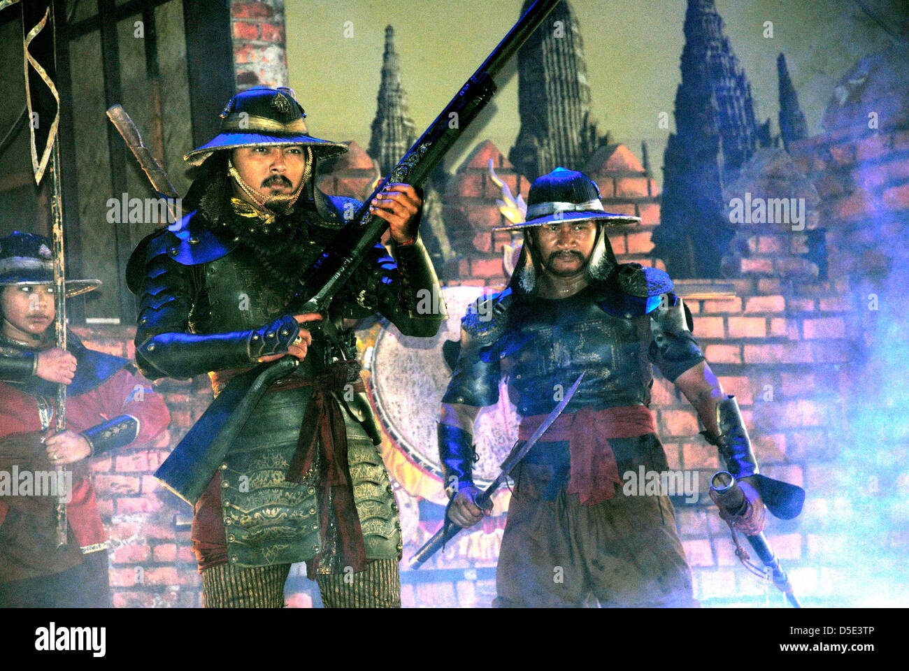 Traditionelle Thai Kostüm inszenierten Show in Ayutthaya Thailand am 02.10.2012 Stockfoto