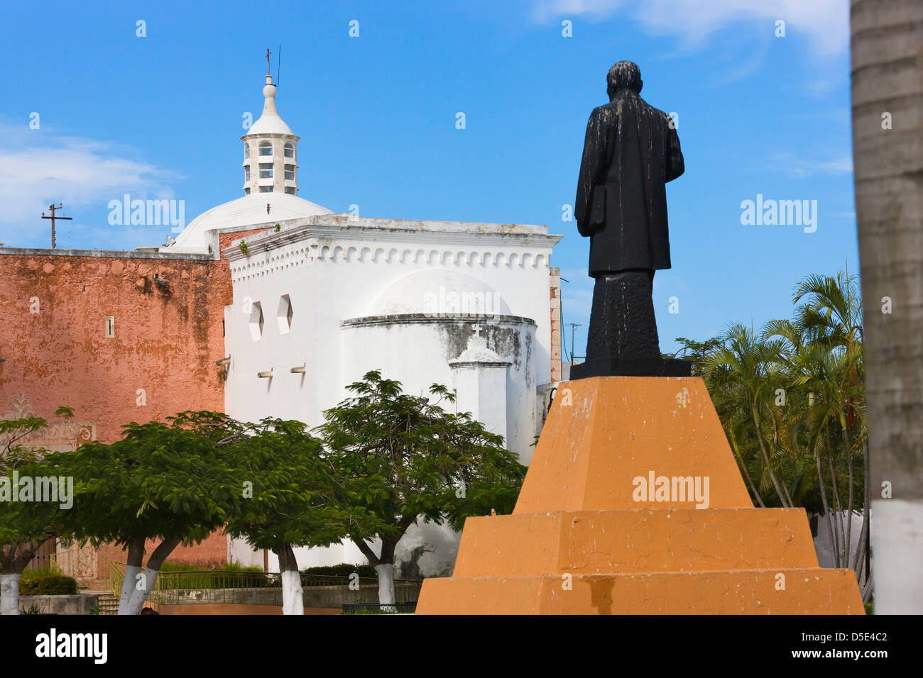 Statue, Merida, Bundesstaates Yucatán, Mexiko Stockfoto