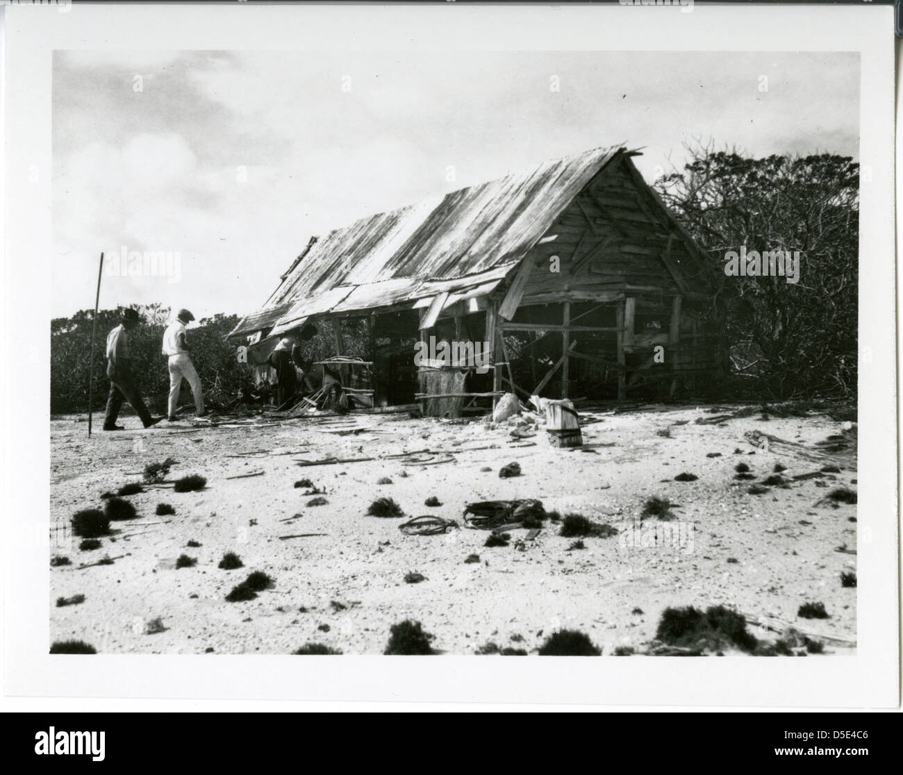 Wilderer Workshop, Peale Island, 27. Juli 1923 Stockfoto