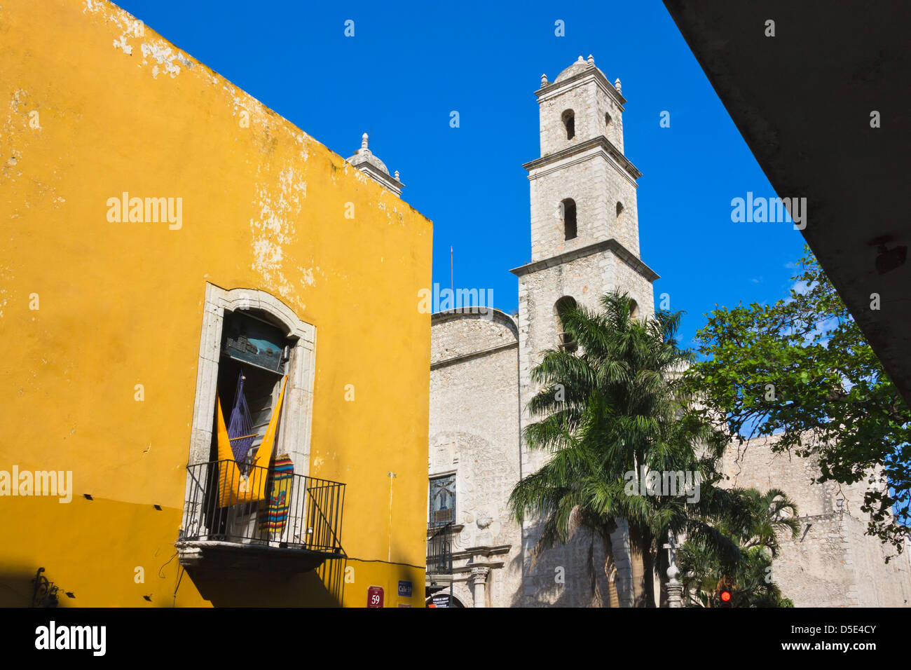Kathedrale, Merida, Bundesstaates Yucatán, Mexiko Stockfoto