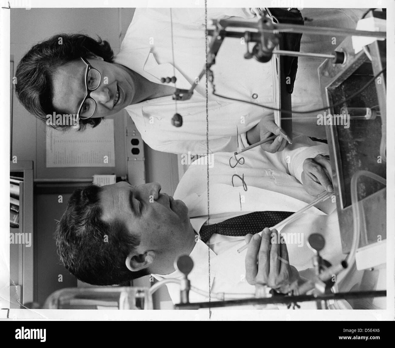 von links nach rechts: José Leal Prado und Eline S. Prado Stockfoto