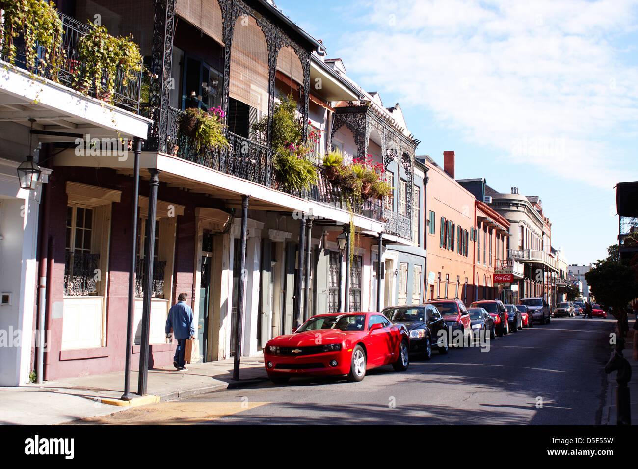 Gebäude der Innenstadt New Orleans Stockfoto