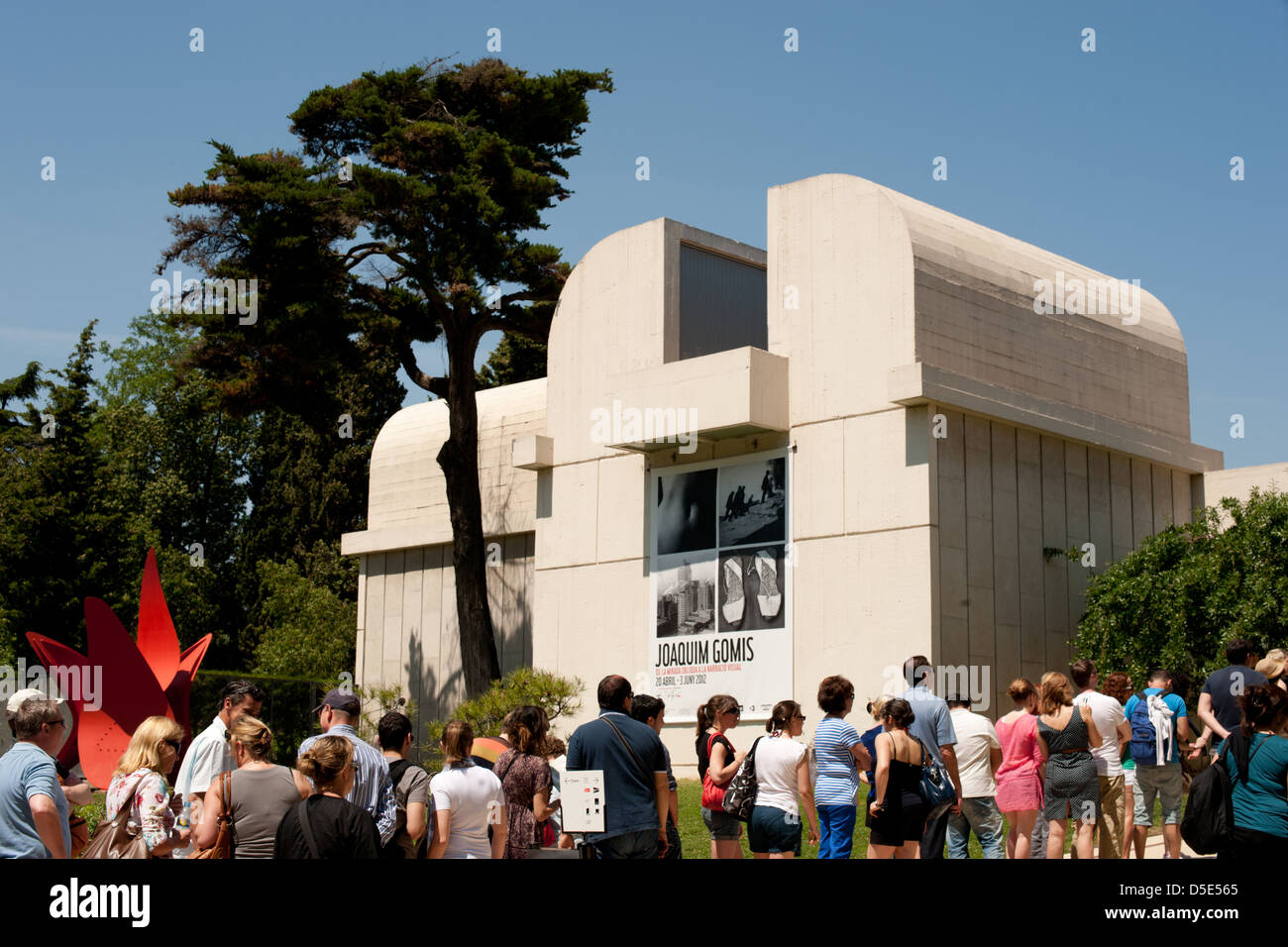 Joan Miro Stiftung - Zentrum für zeitgenössische Kunst studiert Stockfoto