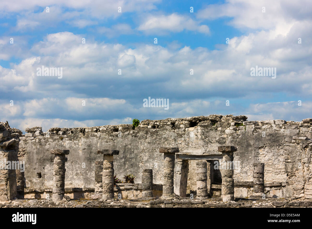 Ruinen von Tulum, Quintana Roo Zustand, Mexiko Stockfoto