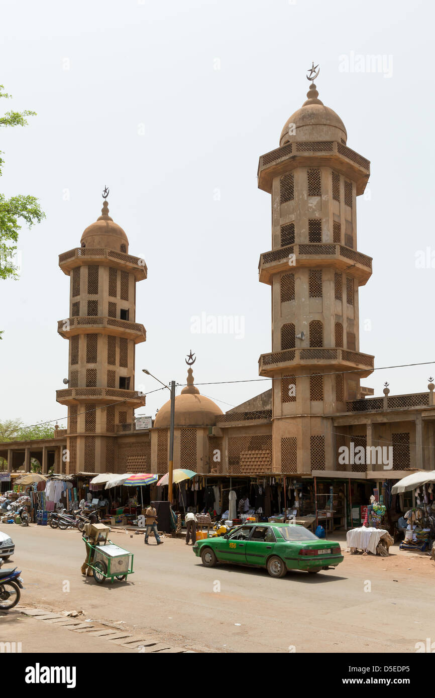Die große Moschee in Ouagadougou, Burkina Faso, Afrika Stockfoto
