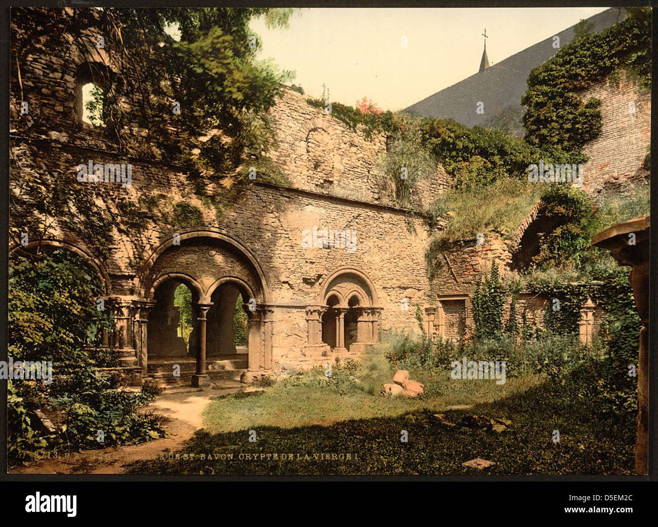 [Abtei St. Bavon, die Jungfrau Krypta, Gent, Belgien] (LOC) Stockfoto