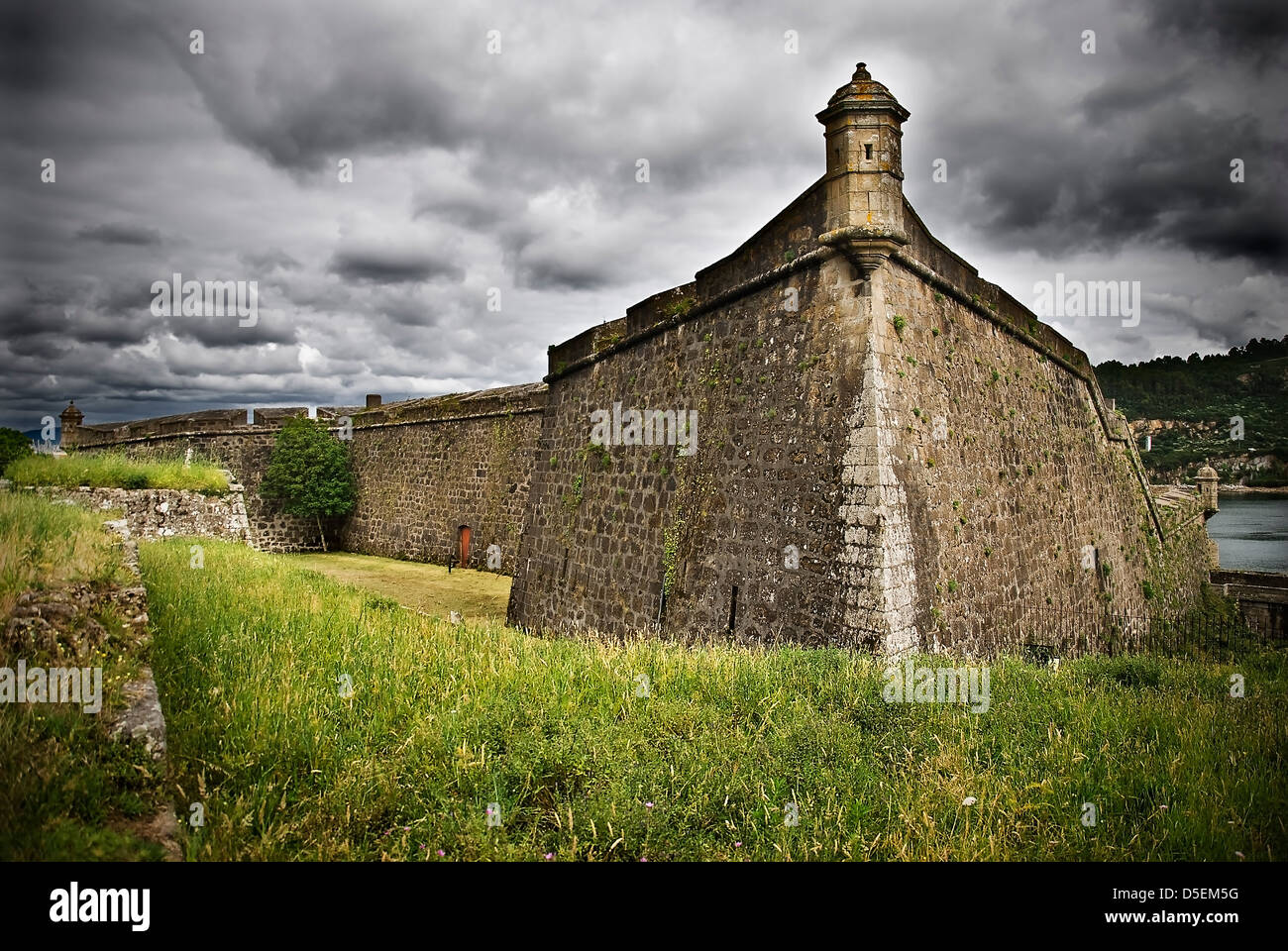 Castillo de San Felipe an der nördlichen Küste Spaniens Stockfoto