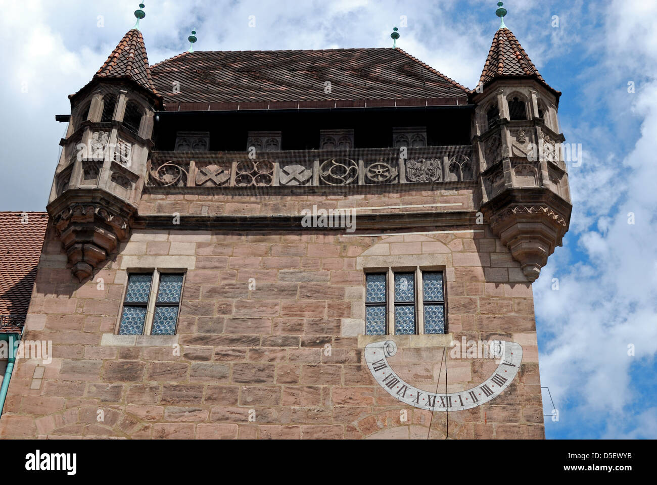 NassauHaus, Nürnberg, Bayern, Deutschland, Westeuropa Stockfotografie