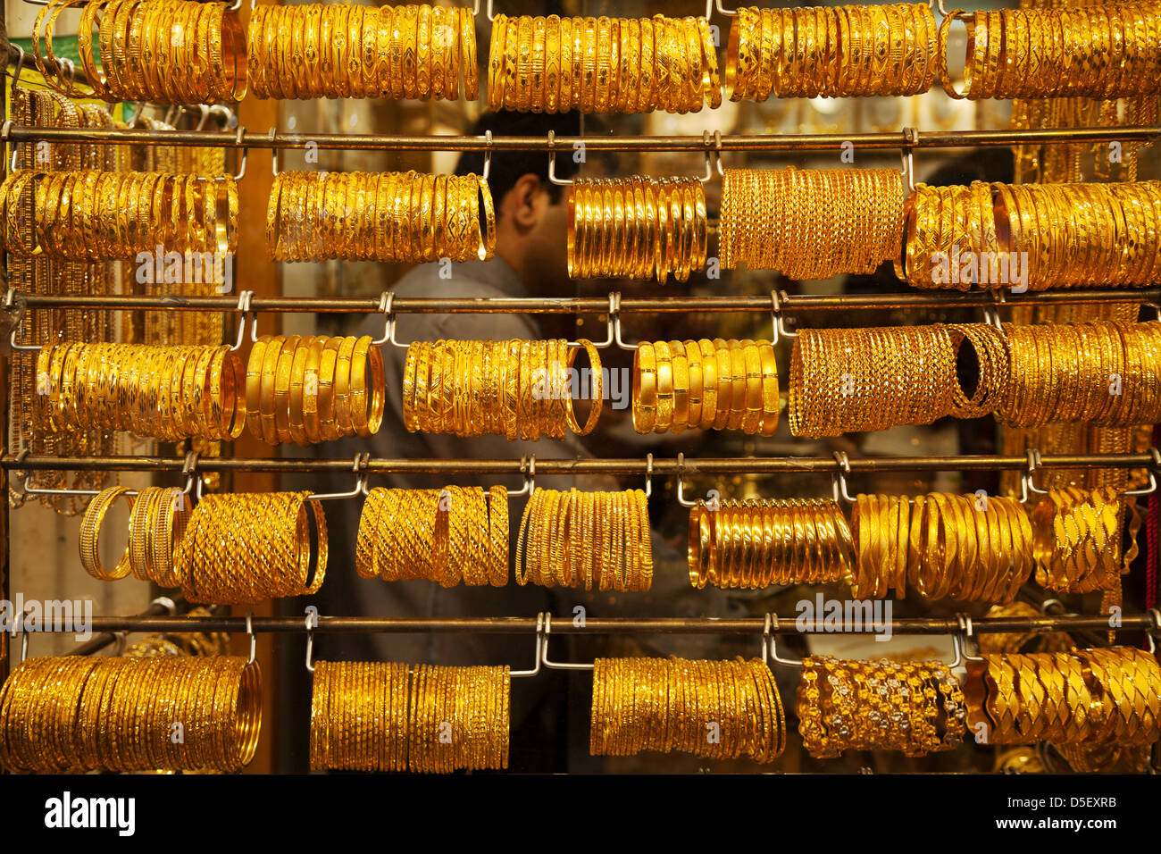 Gold Souk in Dubai Stockfoto