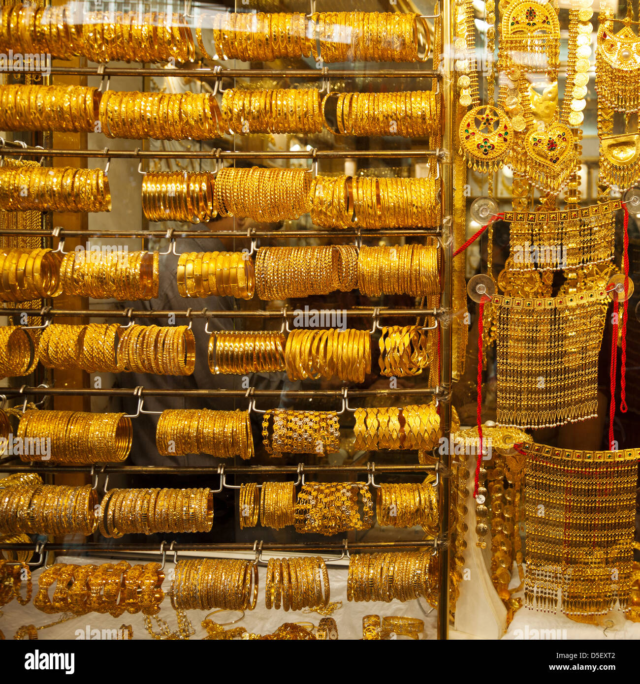 Gold Souk in Dubai Stockfoto