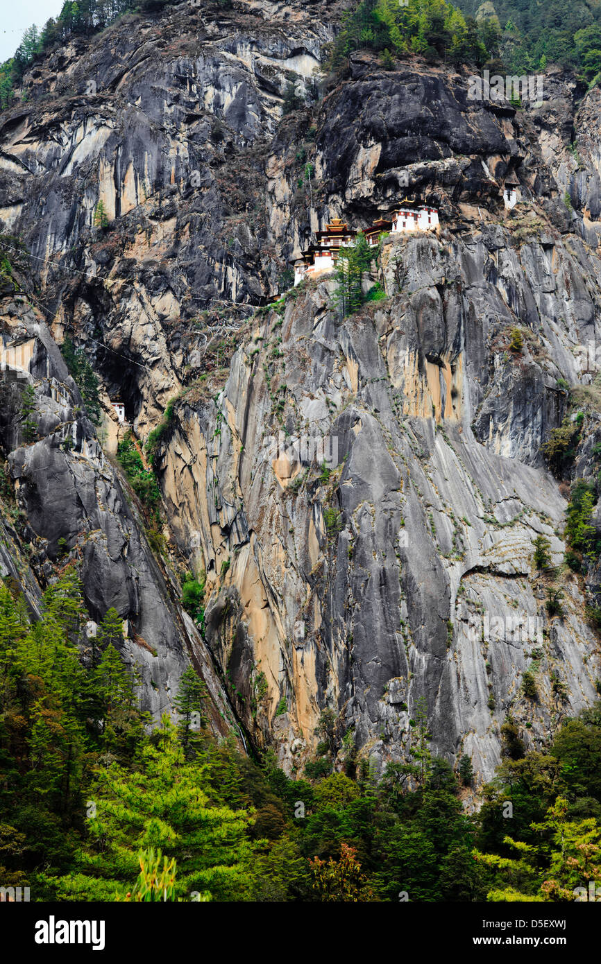 buddhistischer Tempel in bhutan Stockfoto