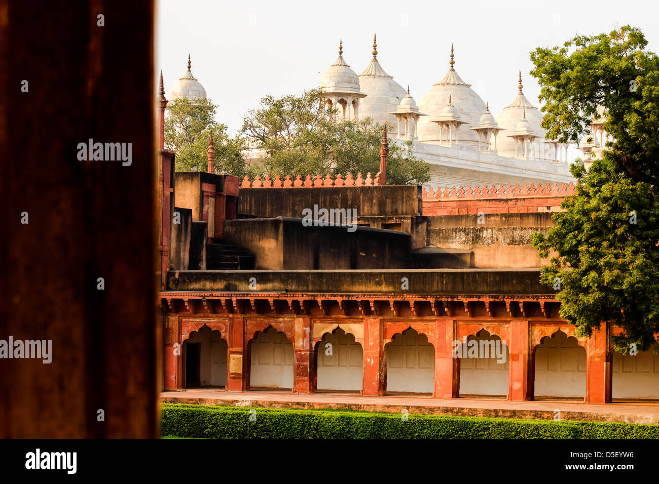 Agra Fort in Agra, Uttar Pradesh, Indien Stockfoto