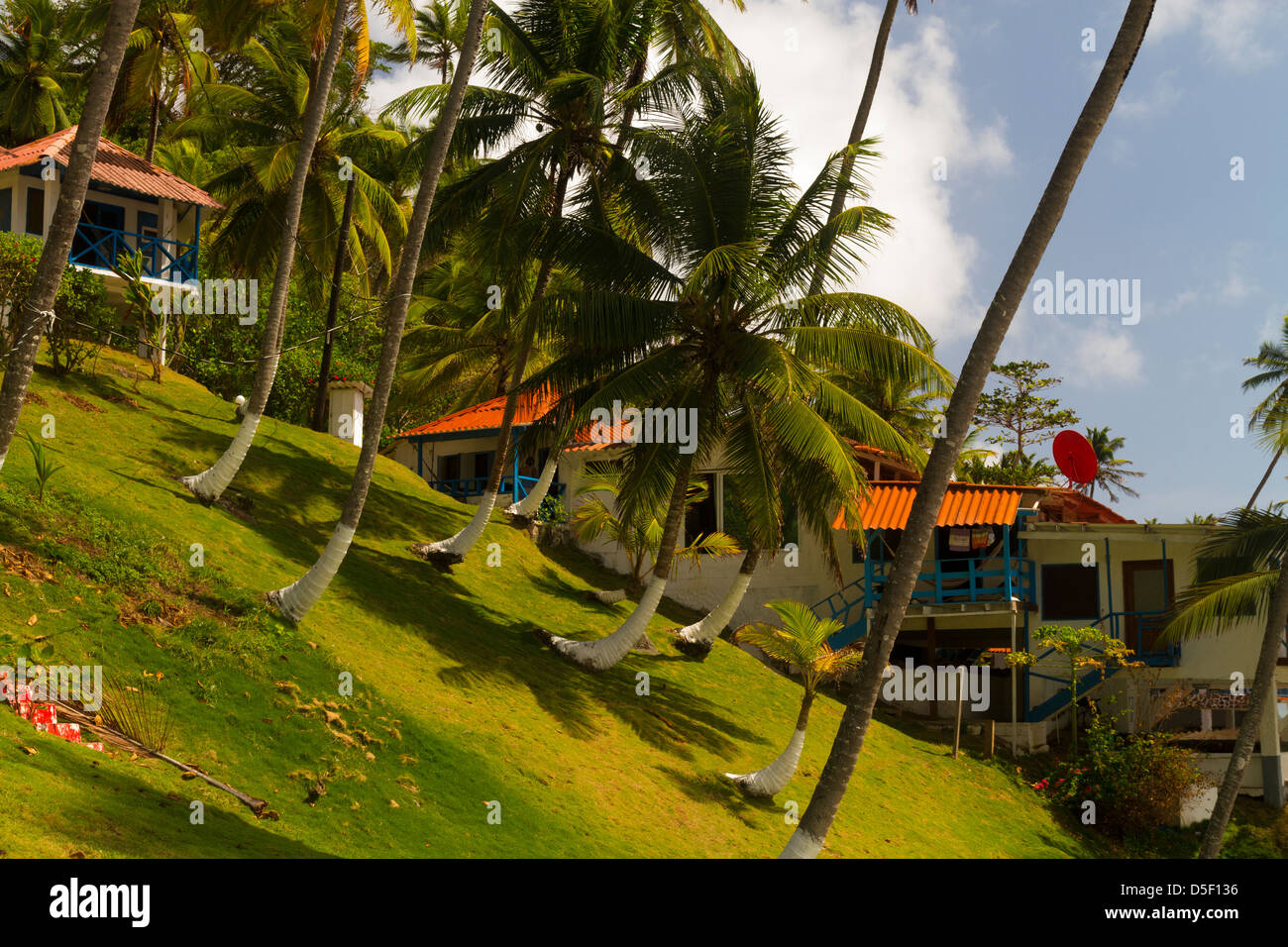 Sister Moon Hotel, Isla Grande, Doppelpunkt, Republik oder Panama, Mittelamerika Stockfoto