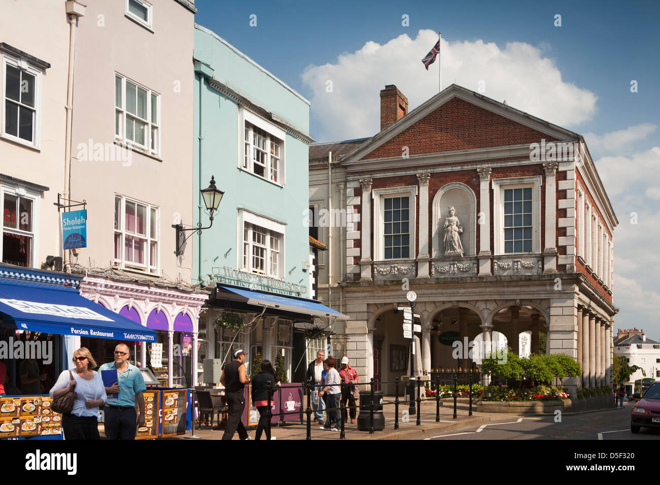 England, Berkshire, Windsor, High Street, die Guildhall Stockfoto