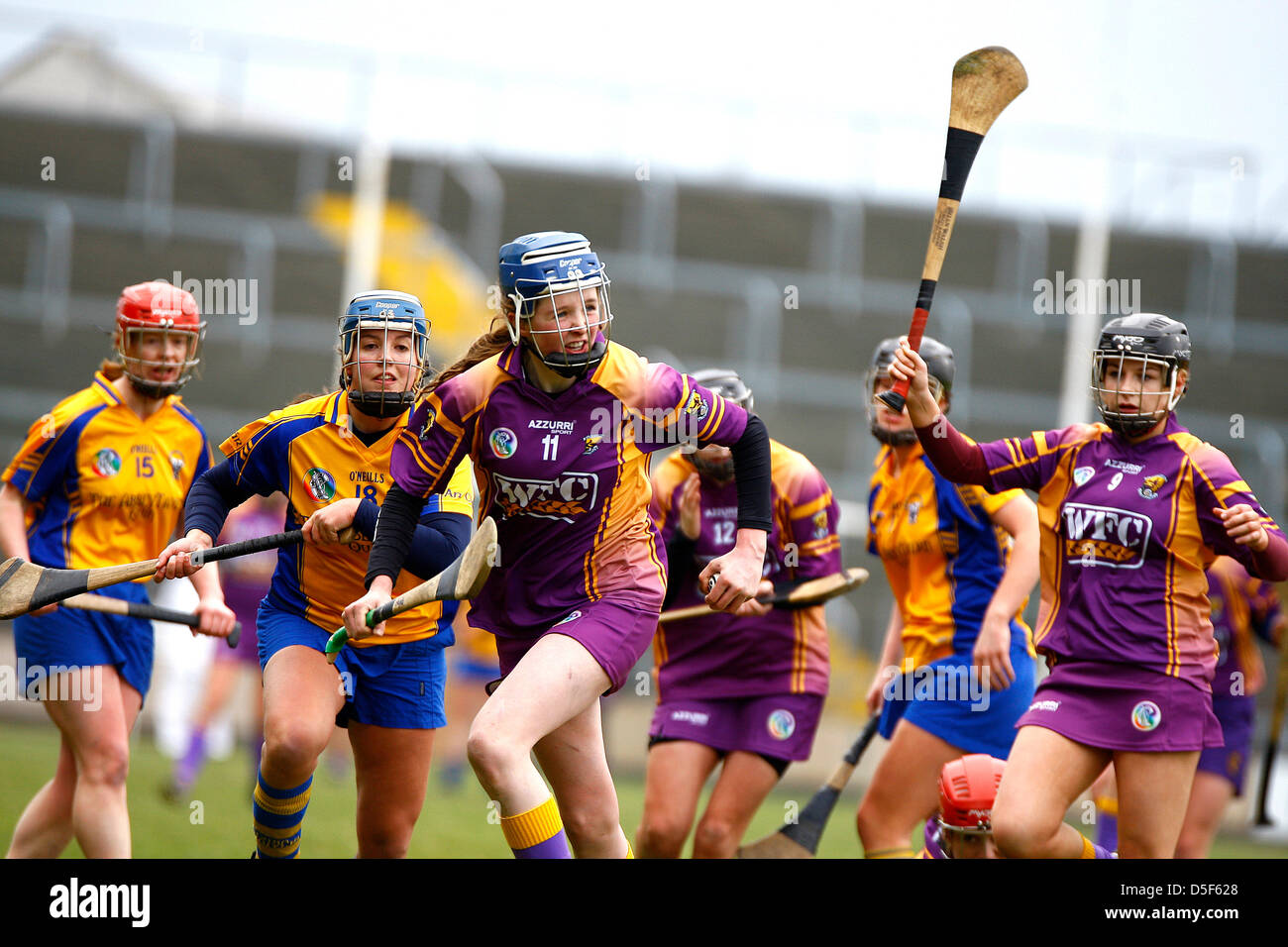 31.03.2013-GAA Park Wexford, Irland (11) AINE LEACY (Wexford). Iren Sterne täglich Camogie National League Division 1 Stockfoto