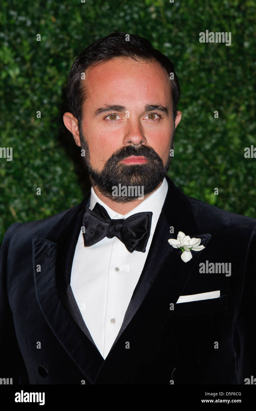 Evgeny Lebedev gesehen bei der 58. London Evening Standard Theatre Awards. Stockfoto