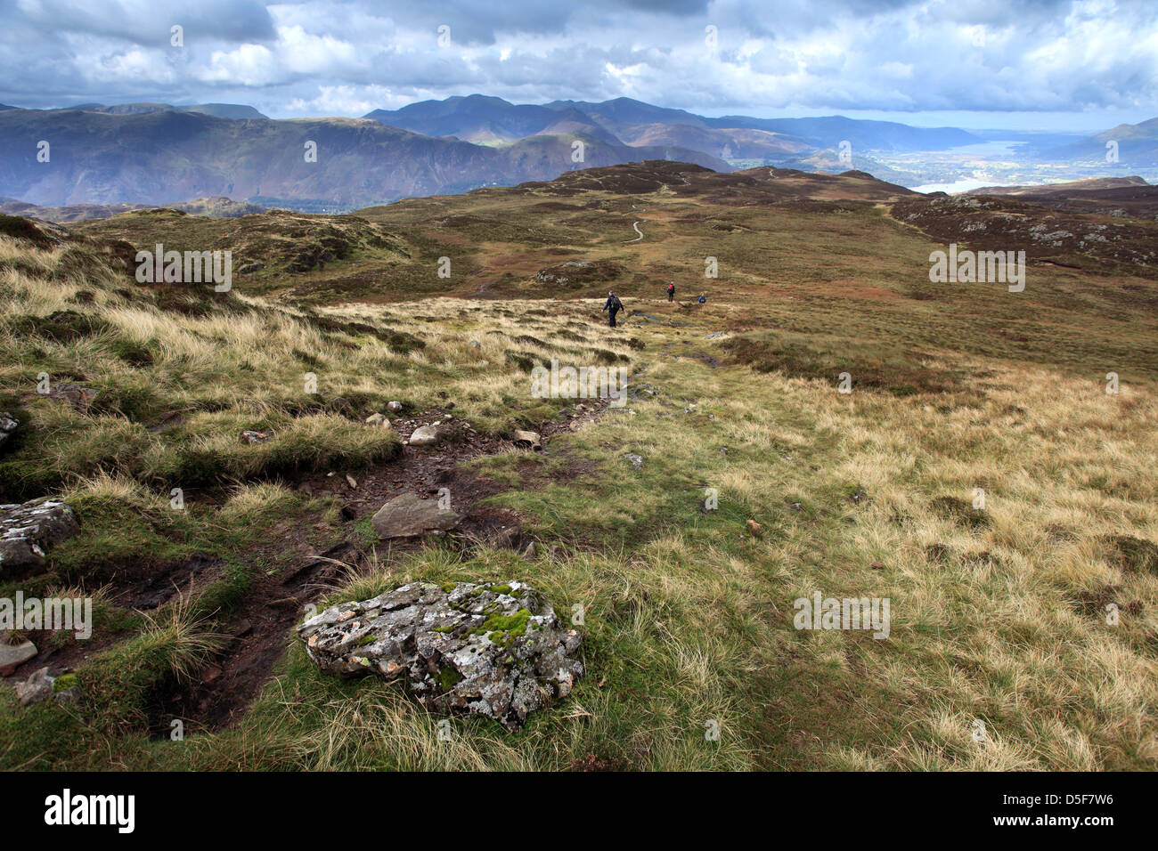 Hochsitz fiel, Nationalpark Lake District, Cumbria County, England, UK Stockfoto