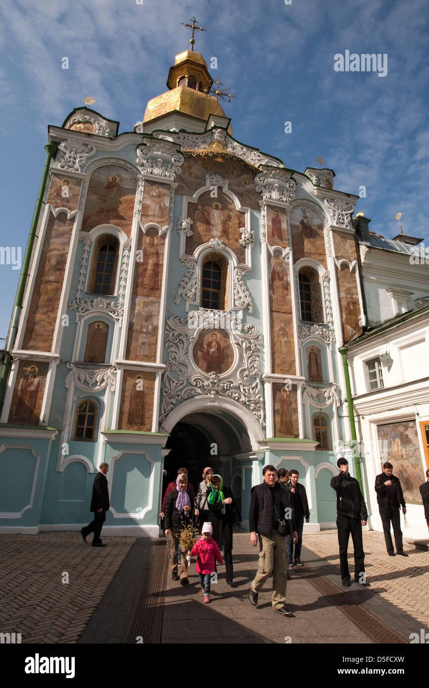 Kathedrale Dormition Kyivo-Pechers'ka Lavra Kloster, Kiew, Kiew, Ukraine Stockfoto