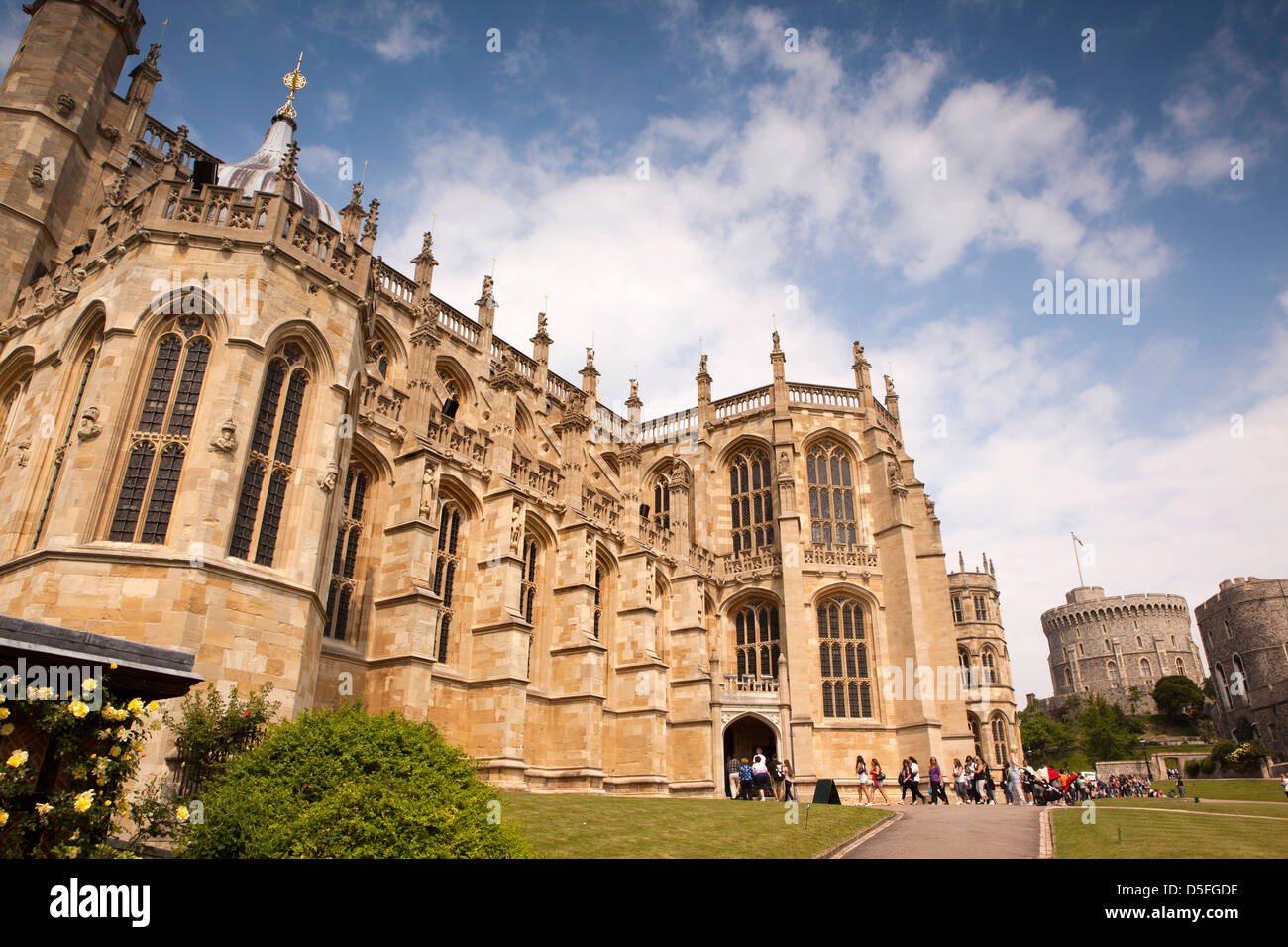 England, Berkshire, Windsor Castle, St.-Georgs-Kapelle Stockfoto