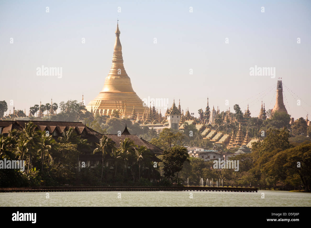Shwedagon Pagode in Yangon (Rangoon), Myanmar (Burma) Stockfoto