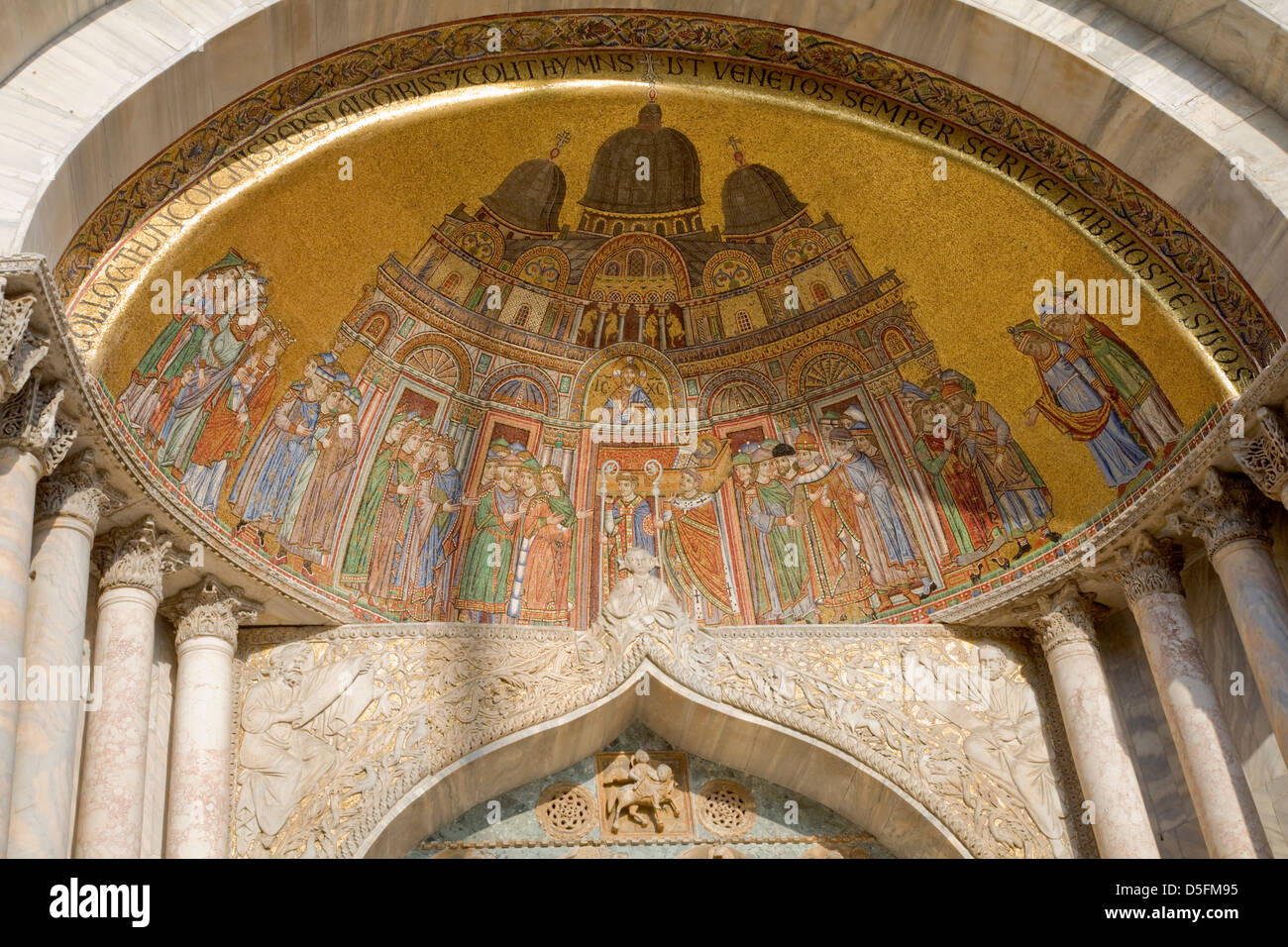 Kathedrale Basilica von San Marco, Venedig, Italien Stockfoto