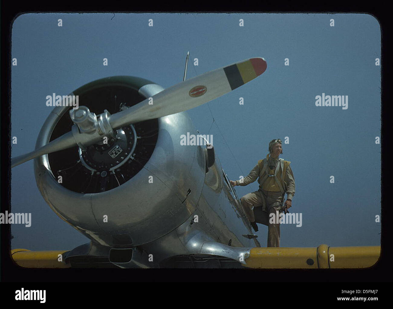 Im August 1942 wurde ein Luftfahrtschild auf der Naval Air Base in Corpus Christi, Texas, während der Ausbildung im Zweiten Weltkrieg gezeigt. Stockfoto