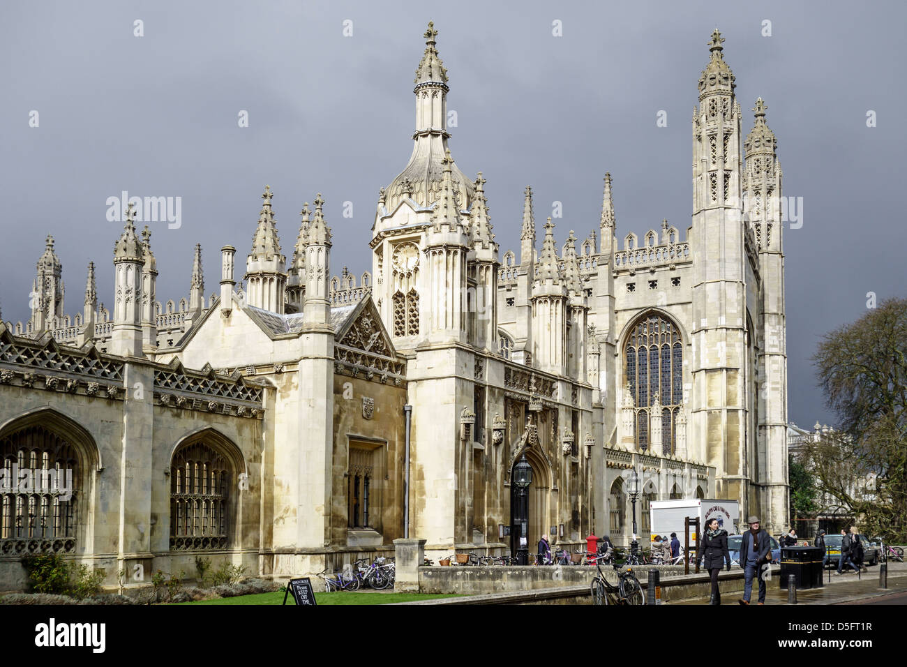 Kings College Kings Parade Cambridge England Stockfoto