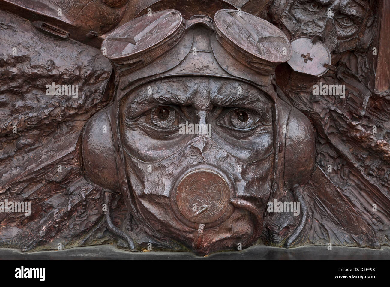 Die Schlacht des Großbritannien Denkmal, Victoria Embankment, London, England Stockfoto