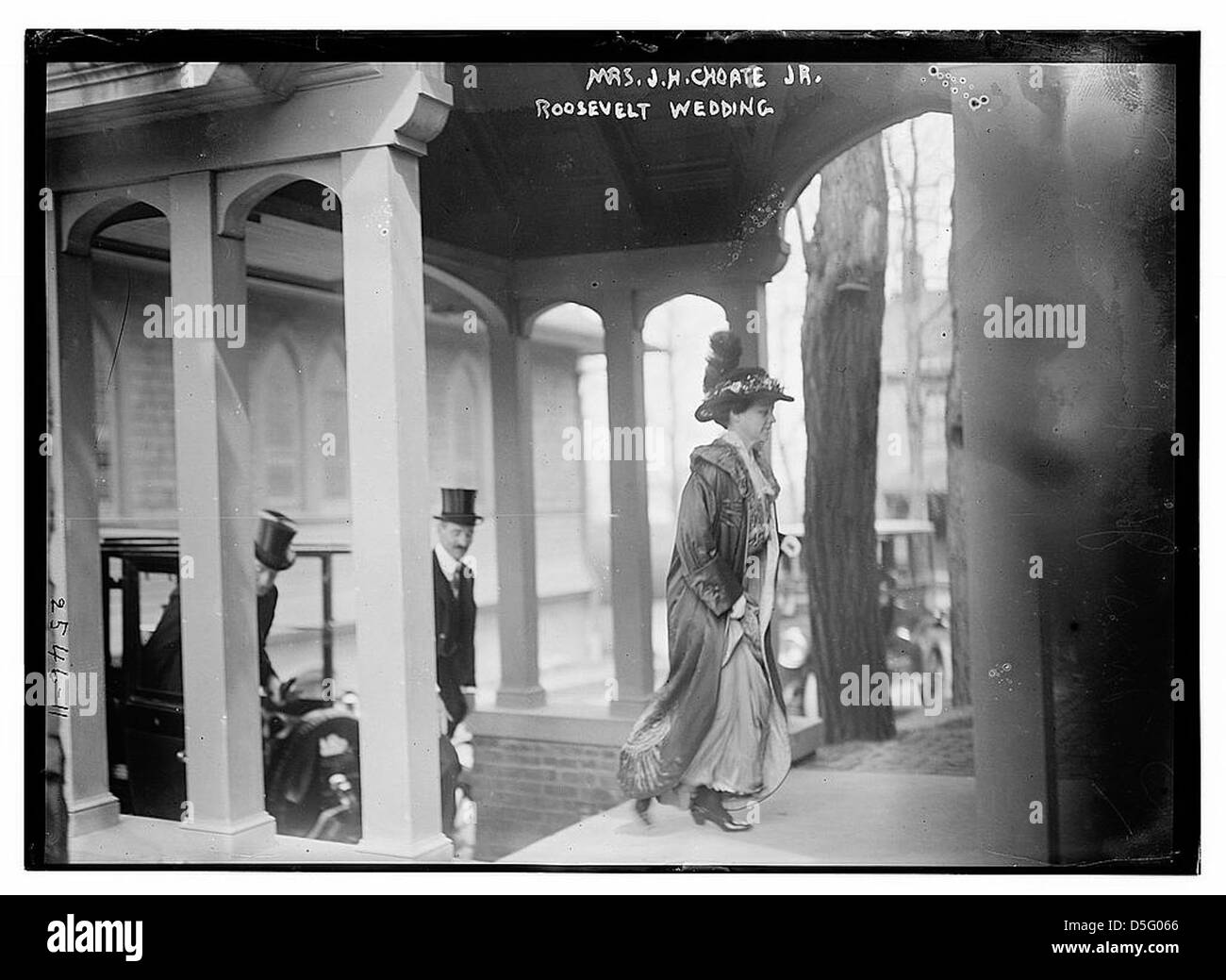 Frau J.H. Choate Jr., Roosevelt Hochzeit (LOC) Stockfoto